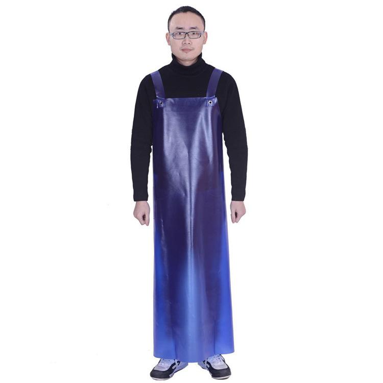 

wear-resistant waterproof strap apron Pure Color Neck Strap Apron oil-proof Restaurant Fishery Home Kitchen thicken