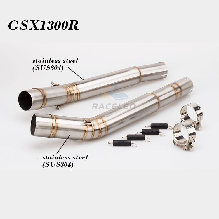 

Motorcycle exhaust GSX1300R Exhaust Connector Link Pipe For Hayabusa GSX1300R Muffler Middle Pipe 2008-2015 Year1