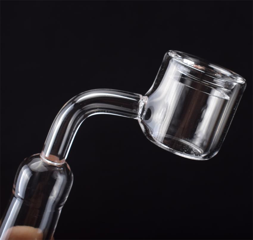 

Popular Quartz Banger Double Banger 2mm Thick 10mm 14mm 18mm Male Female Quartz Bangers Nails For glass water bong