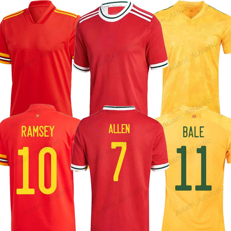 

Wales soccer jerseys 2022 RAMSEY BELA JAMES football shirts ALLEN BROOKS WILSON national team jersey RODON B.DAVIES AMPADU uniforms adult kids kit Camiseta de Futbol, 2022 home
