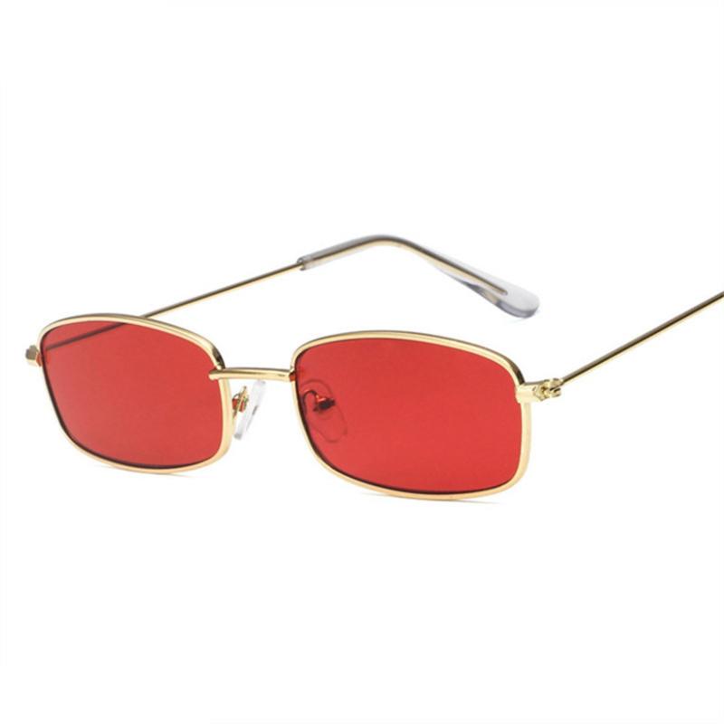 

Sunglasses KUJUNY For Women Ladies Small Rectangle Sun Glasses Brand Designer Tiny Vintage Eyewear UV400