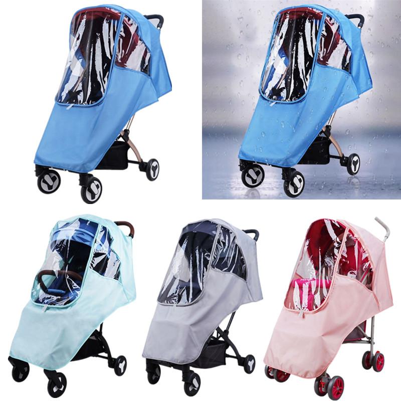 

Universal Stroller Rain Cover Windshield Trolley Umbrella Raincoat Baby Car Accessories Weather Shield