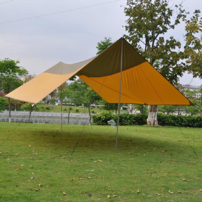 

480*440*240Cm Canopy Tent Outdoor Awning Large Anti-UV Advertising Self-Driving Sunshade With Waterproof Silver Coated