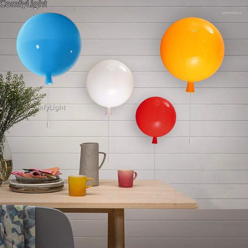 

Modern LED Wall Lamp decoration hanglamp E27 switch lighting Bedroom reading Bedside night lights kids room colourful lampshade1