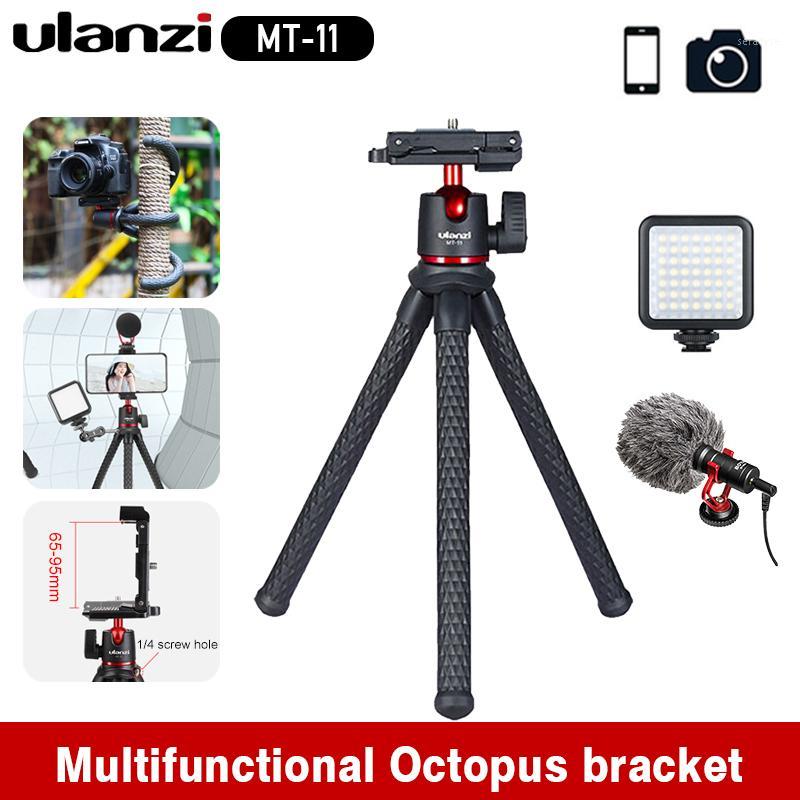 

Ulanzi MT-11 Travel Flexible Octopus Mobile Phone DSLR Tripod 2 in 1 Foldable Extend 1/4'' Screw for Magic Arm Led Video Light1
