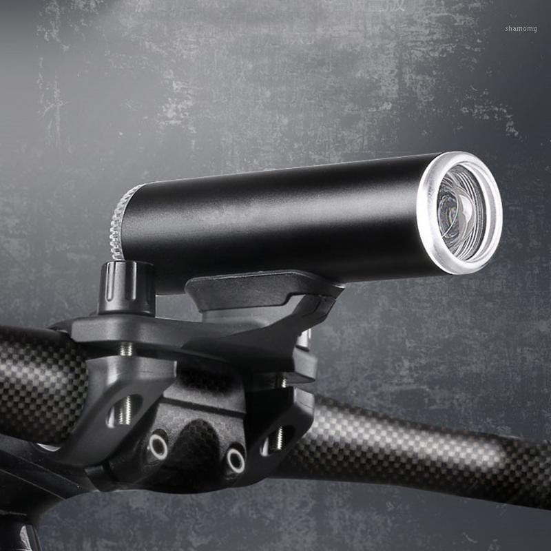 

Genuine Aluminum Alloy Bicycle Head Light USB Rechargeable LED Front light 4 Mode +Bracket Waterproof Bike accessories D*e1