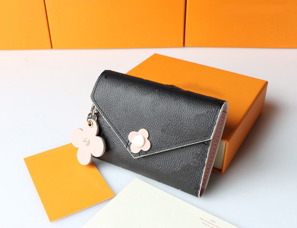 

Top Quality Men and women purses short leather designer luxury hand-held Lid classic inner compartment with Box