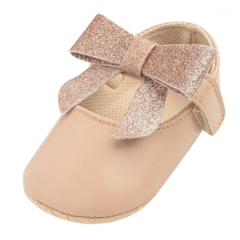 

Baby Shoes bow Infant Newborn Girls Boys Cartoon Shoes pink cute Solid color First Walkers baby girl chaussure1, Black