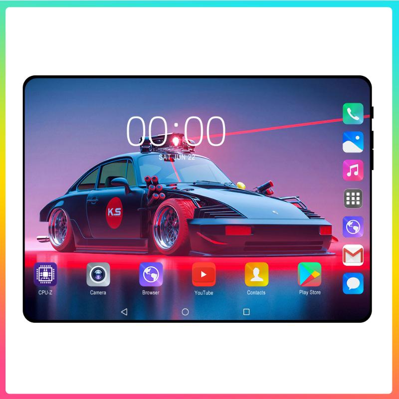 

2020 new 4G FDD LTE 10.1 inch Tablet PC Android 9.0 Octa Core RAM 6GB ROM 128GB Smart Phone Dual SIM WIFI GPS Tablets 10 10.1, Black