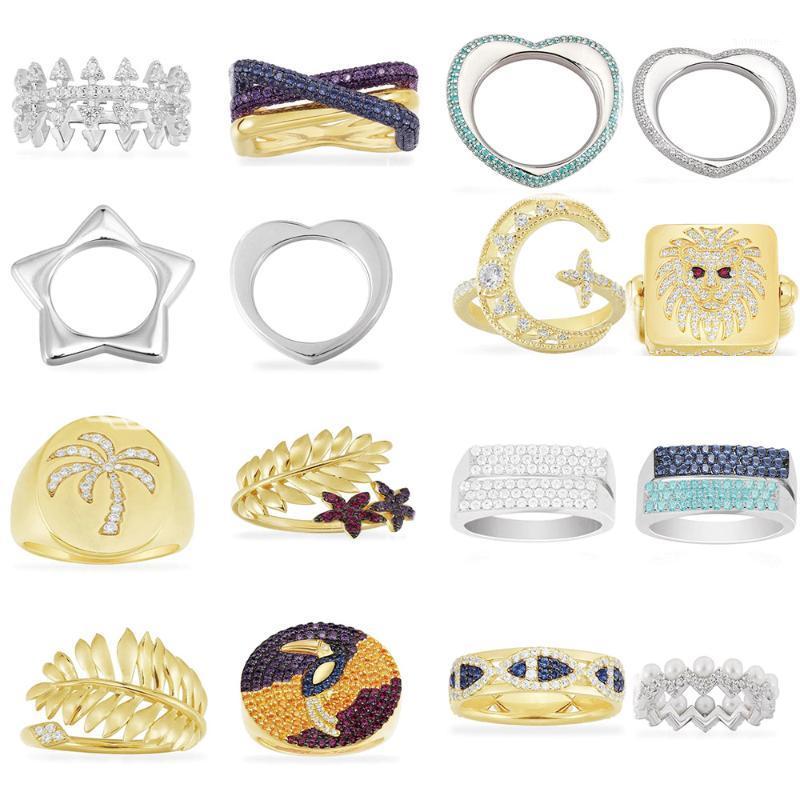 

2020 fashionable new style 925 sterling silver high quality ring luxury retro romantic ladies jewelry fashionable iconic items1