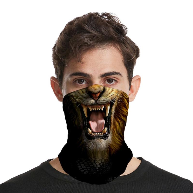 

High-Jump Hiking Scarves Men Polyester Breathable Collar Windproof Anti UV Neck Cover Face Mask Fishing Hunting Cycling Bandana