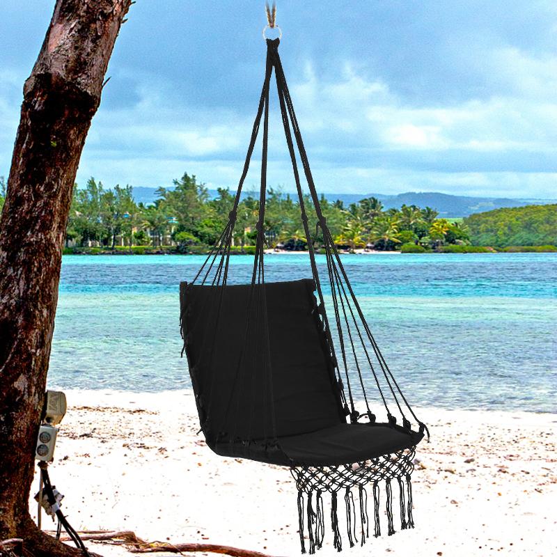 

Camping Hammock Safety Hanging Hammock Chair Swing Rope Outdoor Indoor Hanging Chair Garden