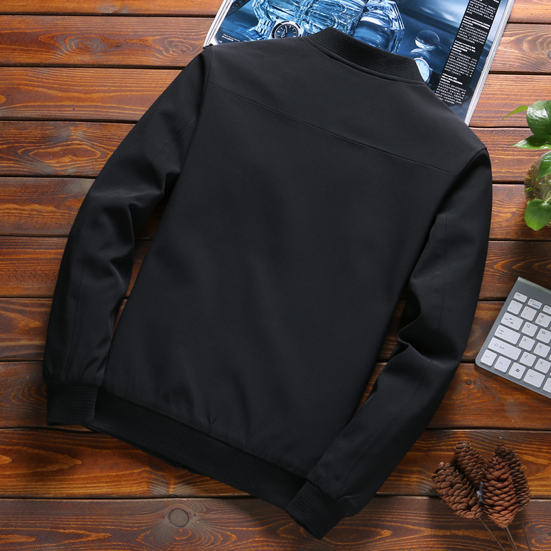 

2021 Men's and Jackets of Solid Color, New Jacket, Luyzjzen K14 V790, Black