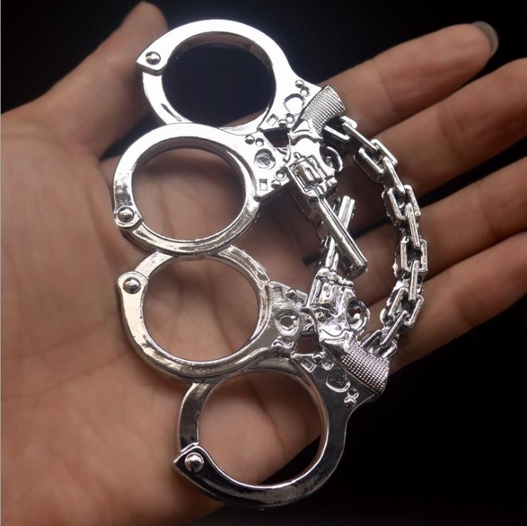 

19 Thickened bull head tiger finger glove hand clasp fist clasp iron four-finger tiger legal defense self-defense weapon12012