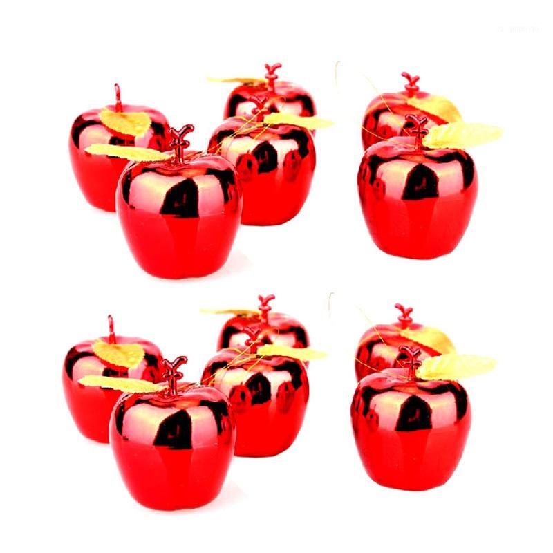 

12Pcs Christmas Decoration Apples Tree Hanging Ornament Home New Year Party Events Fruit Pendant 6691