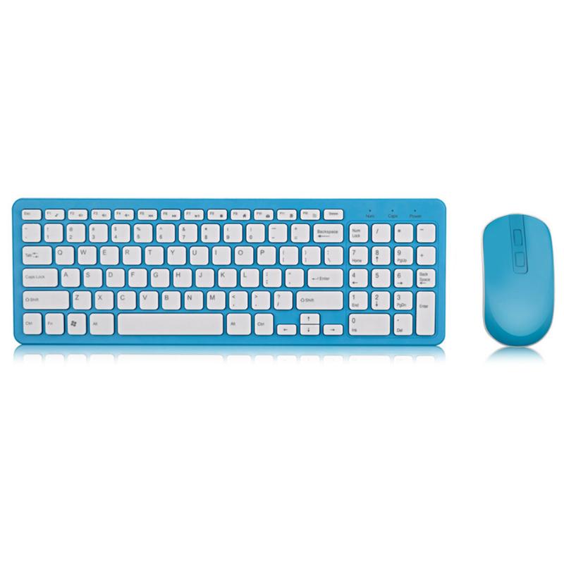 

Office For Desktop 2.4GHz Wireless Ergonomic Ultra Thin With Number Pad Portable Combo Keyboard Mouse Set Computer Full Size