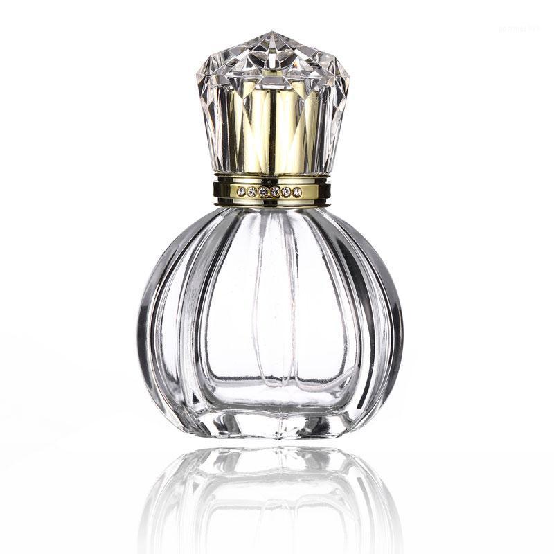 

Gorgeous Spray Bottle Fashion Empty Container Perfume Atomizer High Capacity 50ml Travel Bottle Crystal Glass Vials 10pcs/lot1