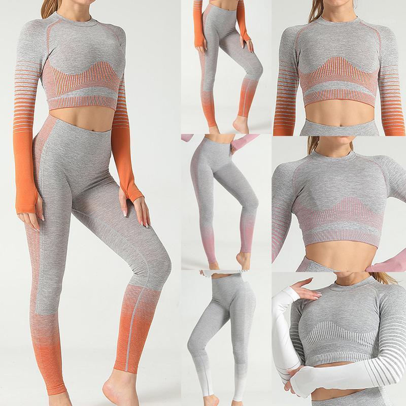 

Women Yoga Sets Gym Fitness Athletic 2 Pcs Sports Suits Set Pants Leggings Sportswear Leggings Seamless Sports Shirts1, Pants d