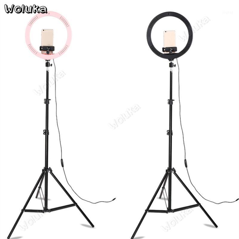 

LED Ring Light with Phone Holder Beauty Selfie Light Ring Lamp Makeup Selfie Stand Photo Lamp Youtube Video Shoot CD05 T101