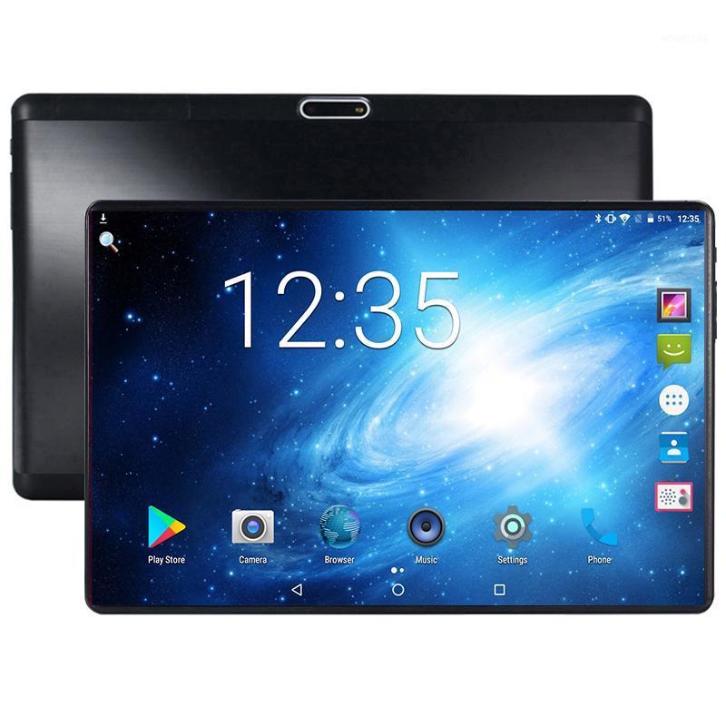 

10 Inch 3G cell tablet Quad core Android 9.0 GPS tablets 10.1 1280*800 IPS 1.5GB RAM 32GB ROM Dual SIM Cards Media Pad Youtube1, Black