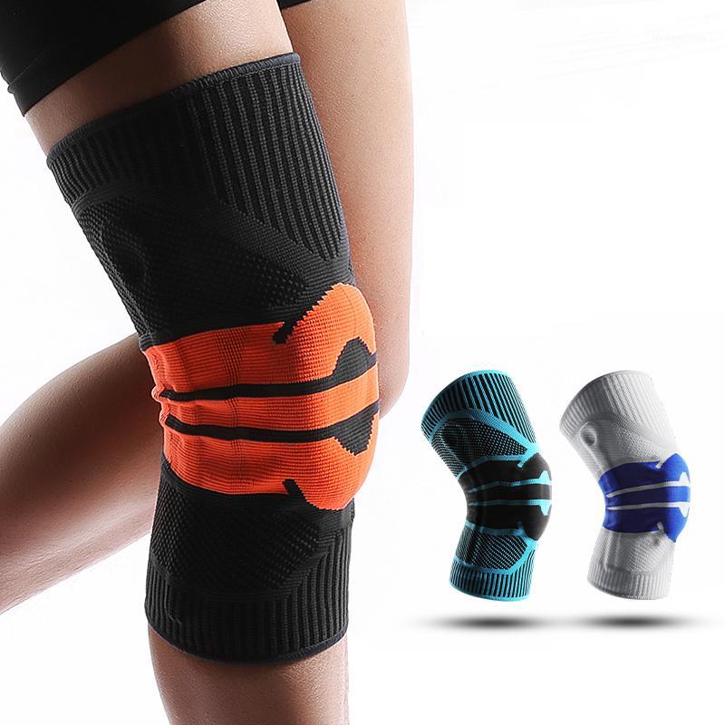 

Silicone Spring Full Knee Brace Strap Patella Medial Support Strong Meniscus Compression Protection Sport Pads Running Basket1, Ogrd