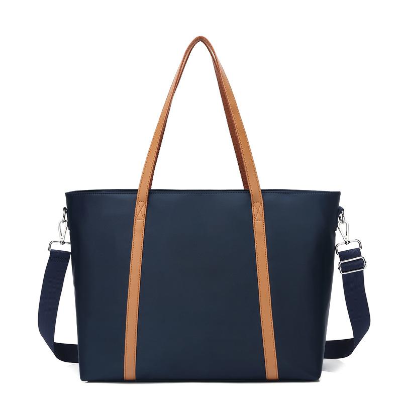 

European and American Woman's Bag Multi-function Woman's Handbags, Simple and High-capacity Nylon Single-shoulder Bag, Dark blue