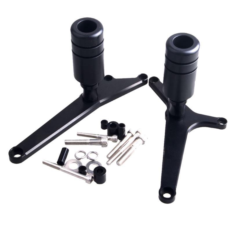 

Pair Black Aluminum Frame Slider Crash Falling Scratch Protector Engine For RC390/200/125 2014 2020 2020