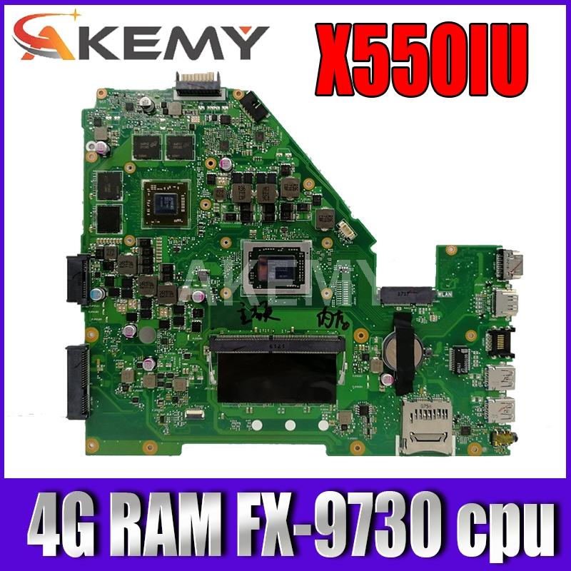 

For ASUS X550I X550IK X550IU Notebook laptop motherboard mainboard 2GB Graphics card 4G RAM FX-9730 cpu