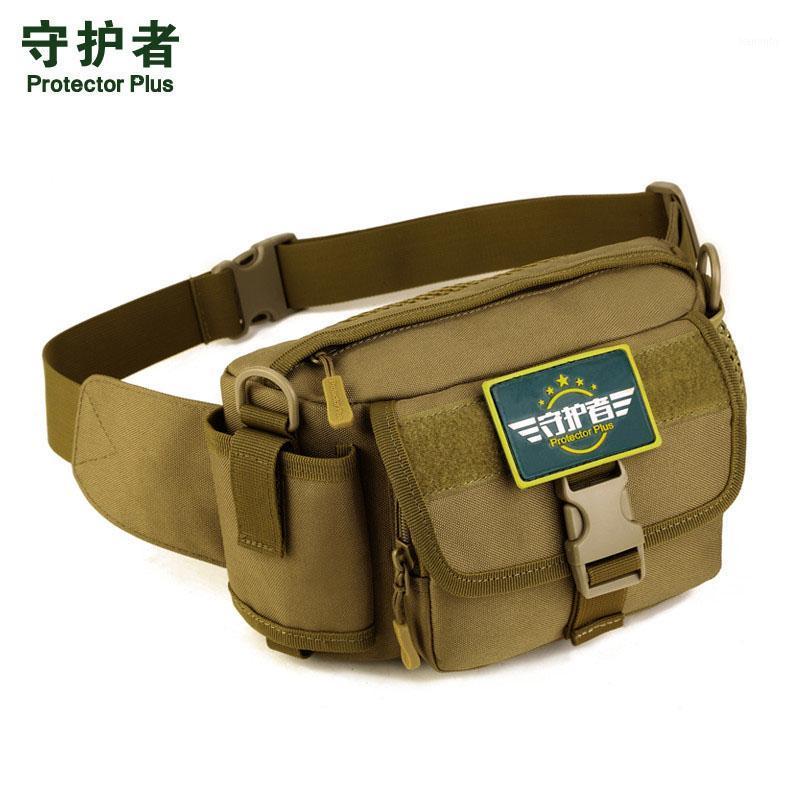 

Men's bags nylon kettle waist bag multi-function Man Bicycle Travel leisure high quality chest package Small Nylon Pouch1, Black