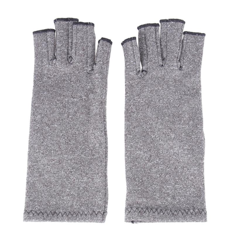 

Unisex Arthritis Soft Non-slip Open Finger for Tendonitis Carpal Tunnel Size, Grey