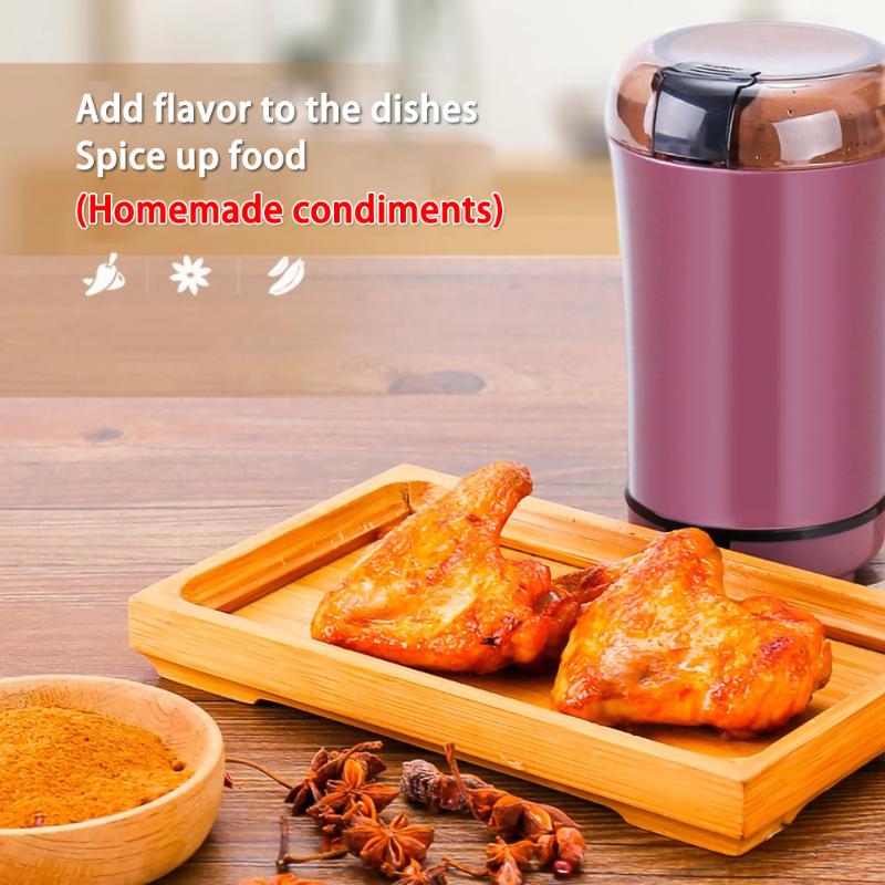 

Electric Mini Coffee Grinder Spices Nuts Coffee Powerful Beans Spices Nut Seed Bean Grinder Medicinal Material