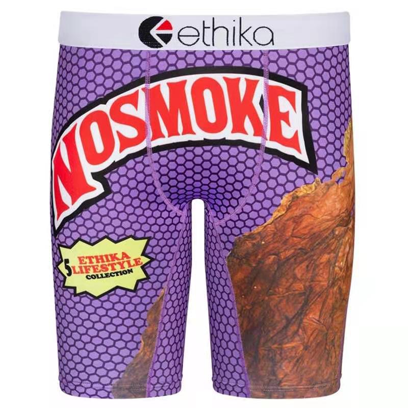 

2021 Ethika quality men' boxer underwear Ethika technology sports quick drying graffiti print Boxer Shorts women' beach swimming trunks 80