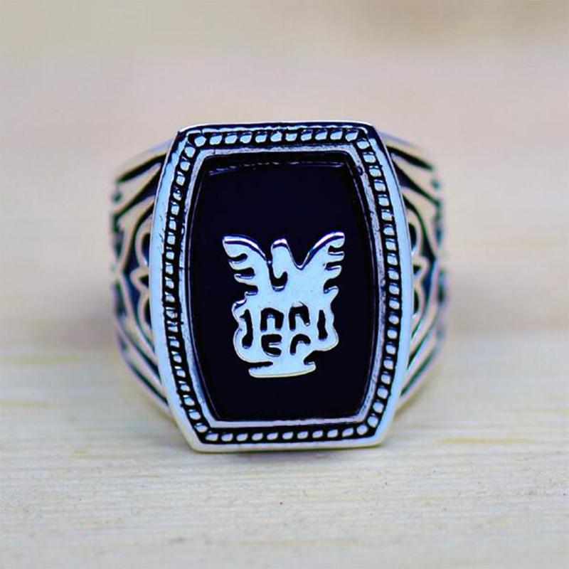 

Hot The Vampire Diaries Revival Black Fashion Ring Wedding Rings for Men Stainless Steel Rings Trendy Jewelry Gift