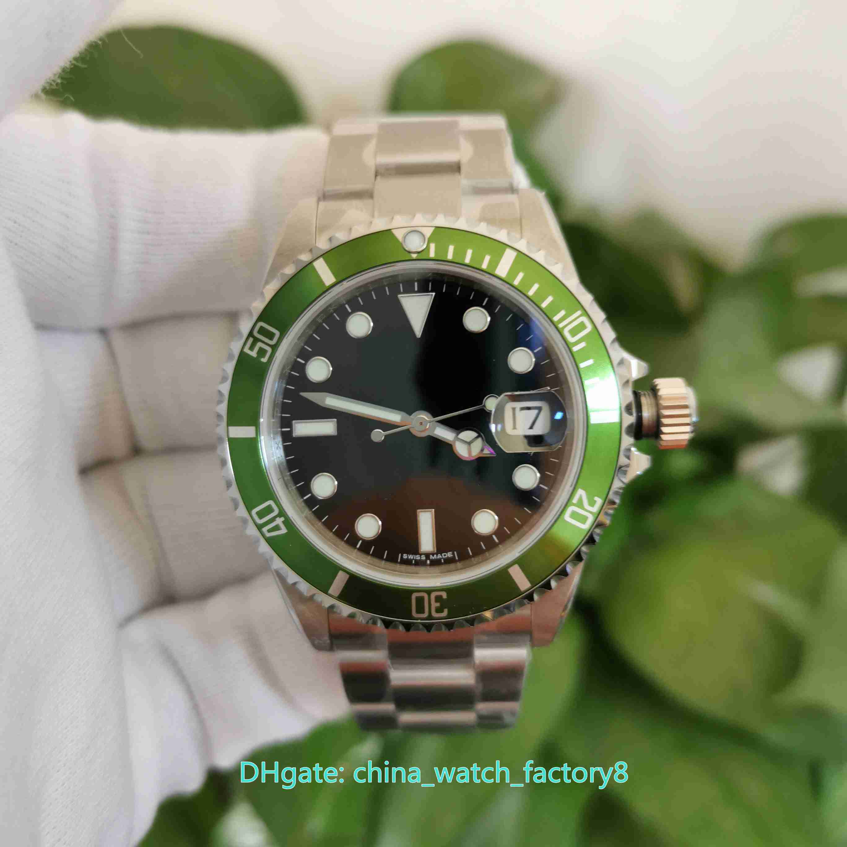 

BP Maker Top Quality Watches 40mm 16610 16610LV Vintage 50th Anniversary Green Asia 2813 2836 3135 Movement Mechanical Automatic Mens Watch Men's Wristwatches, No box papers