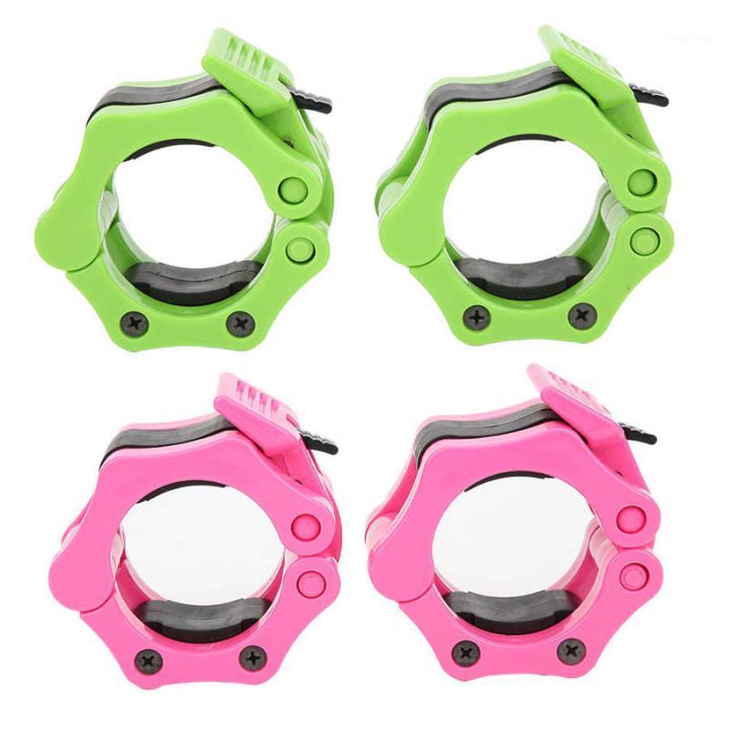 

1 Pair 50mm Spinlock Collars Barbell Collar Lock Dumbell Clips Clamp Weight lifting Bar Gym Dumbbell Fitness Body Building1, Green
