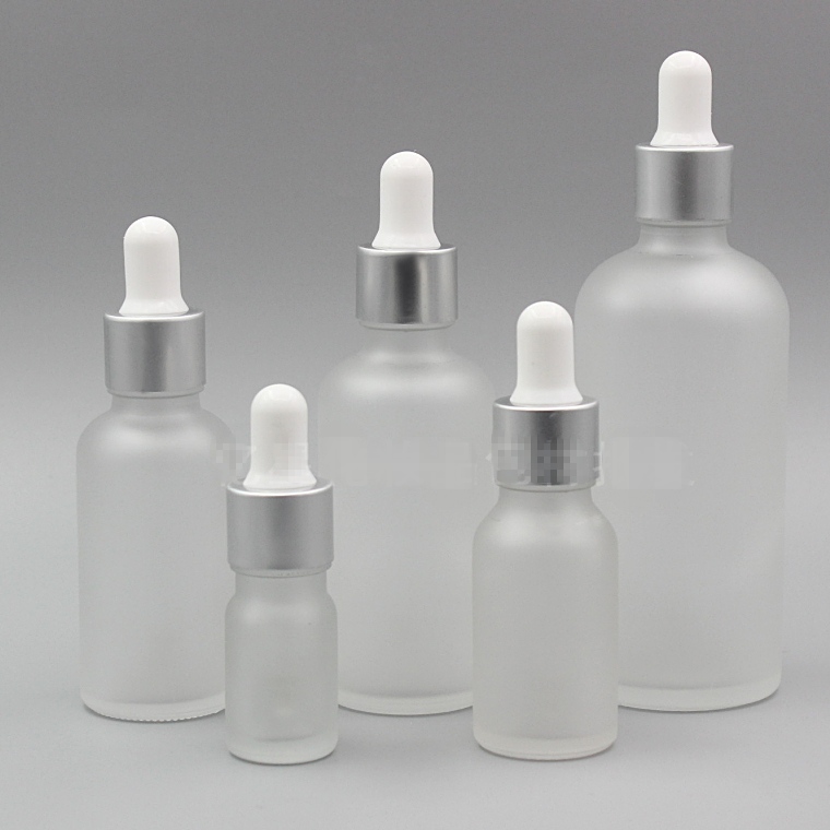 

5 10ML Frosted Glass Dropper Bottles15 20 30 50 ML Essential Oil Dropper Bottles Perfume Pipette Bottles Cosmetic Containers For Travel DIY