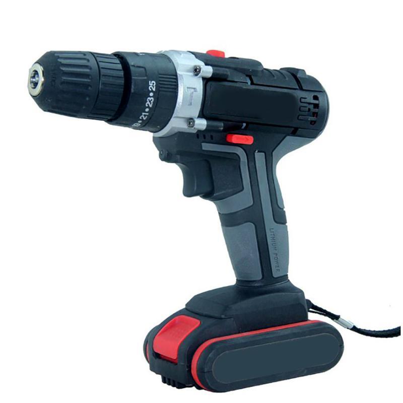 

38V Rechargeable Multifunction Wireless Electric Drill Cordless Drill Driver With Lithium Battery Power Tool Screwdriver