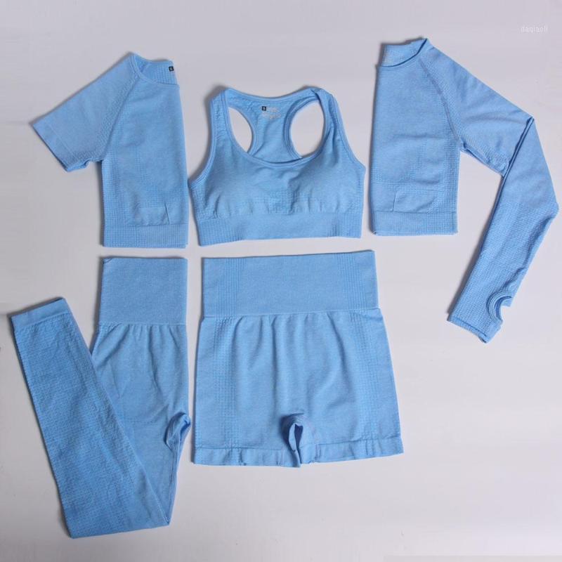 

Seamless Yoga Set Women Gym Tracksuit Top Crop Fitness Clothing Bra Leggings Suits High Waist Leggings Pants Sportswear Suit1, Pink