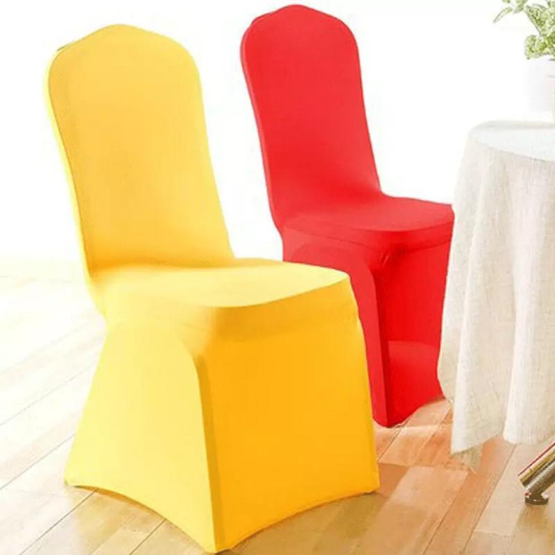 

12 Colors Thicken Spandex Stretch Folding Chair Covers Wedding Party Banquet Decoration Anniversary Party Chair Covers1