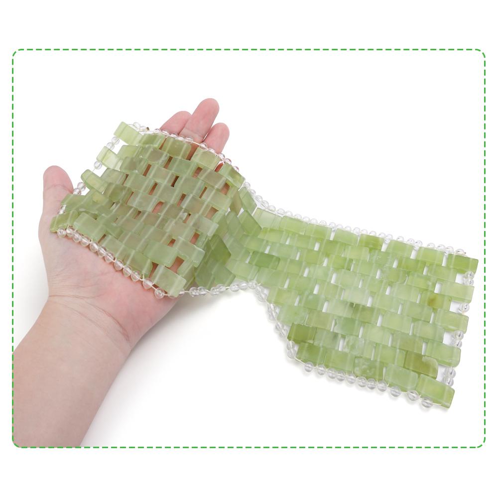 

New design Jade Mask Natural Jade Eye Mask pearl Stone Face Massage Help sleep Wrinkle Remove Remove eye wrinkles Jade Eye Mask