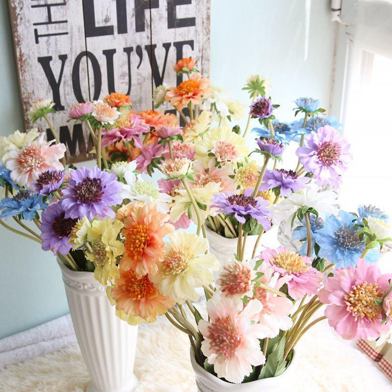 

Home Wedding Decoration Fashion Orchid Artificial Flowers DIY Artificial Butterfly Orchid Silk Flower Bouquet Phalaenopsis, Pink