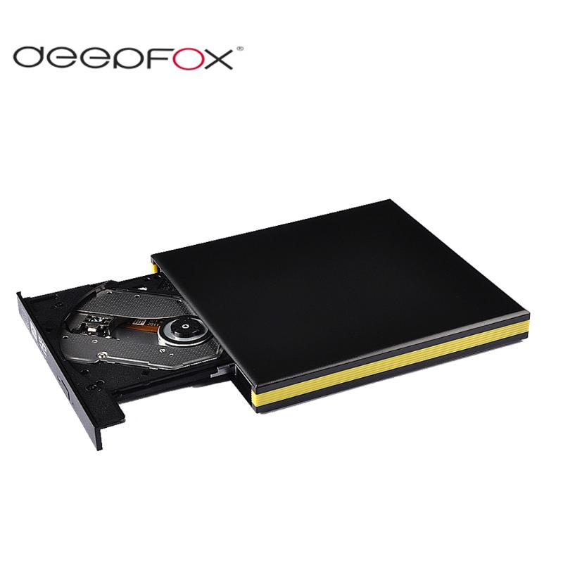 

Deepfox Portable USB 3.0 External Slim DVD-RW/CD-RW Burner Recorder Optical Drive CD DVD ROM Writer