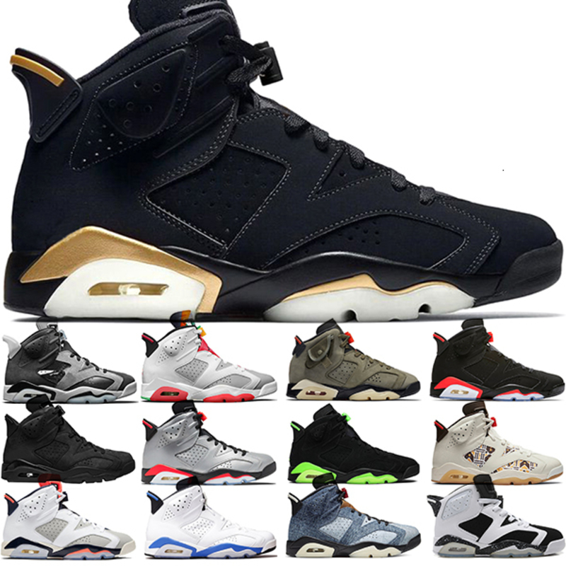 

Top Jumpman Basketball Shoes 6 6s Carmine DMP Black Infrared Hare UNC Blue Tinker Mens Trainers Sports Sneakers Size 40-47, 1 dmp