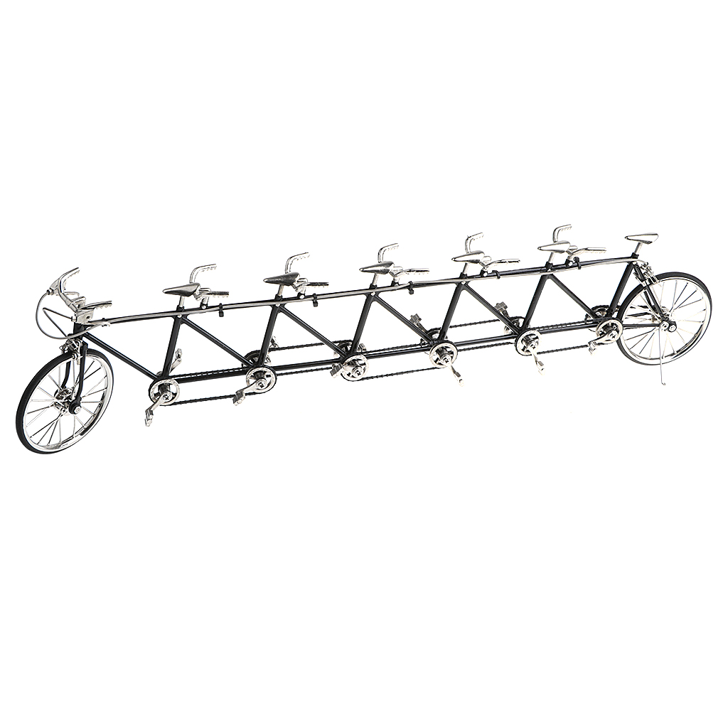 

1/10 Scale Simulation Alloy Diecast Racing Exquisite Tandem Bike Sport Bicycle Model Hobbies Games Toy Collections