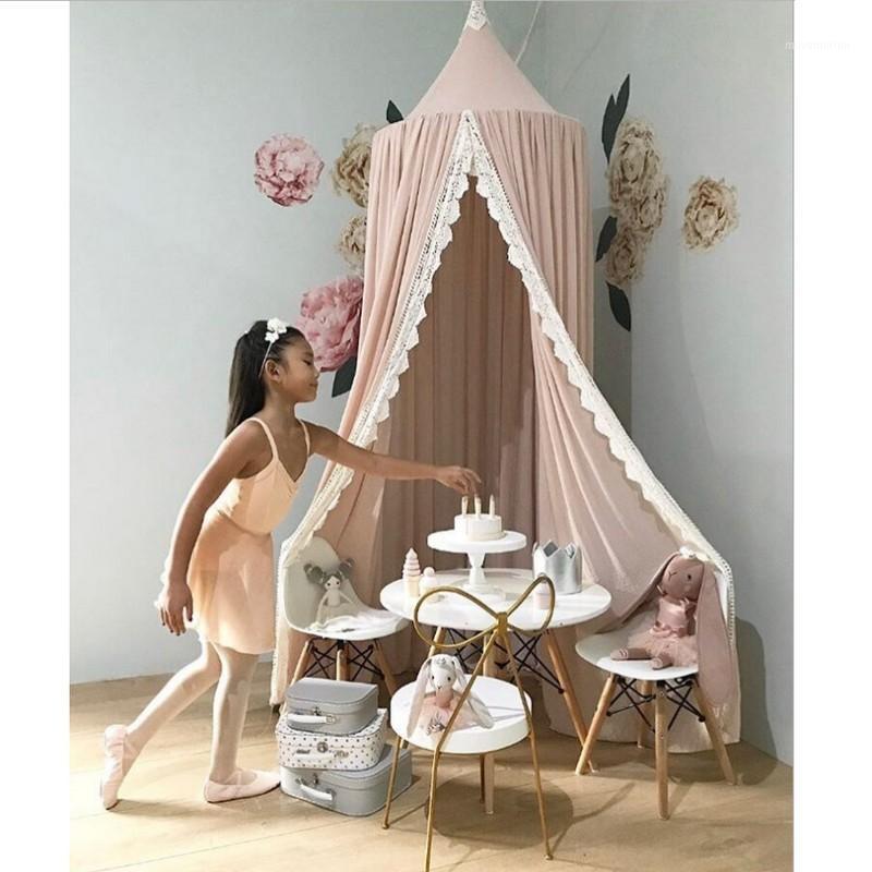 

INS New Hot Home Play House Tents Foldable Princess Canopy Bed Curtain Crib Netting Hung Dome Children Room Decoration 240cm1