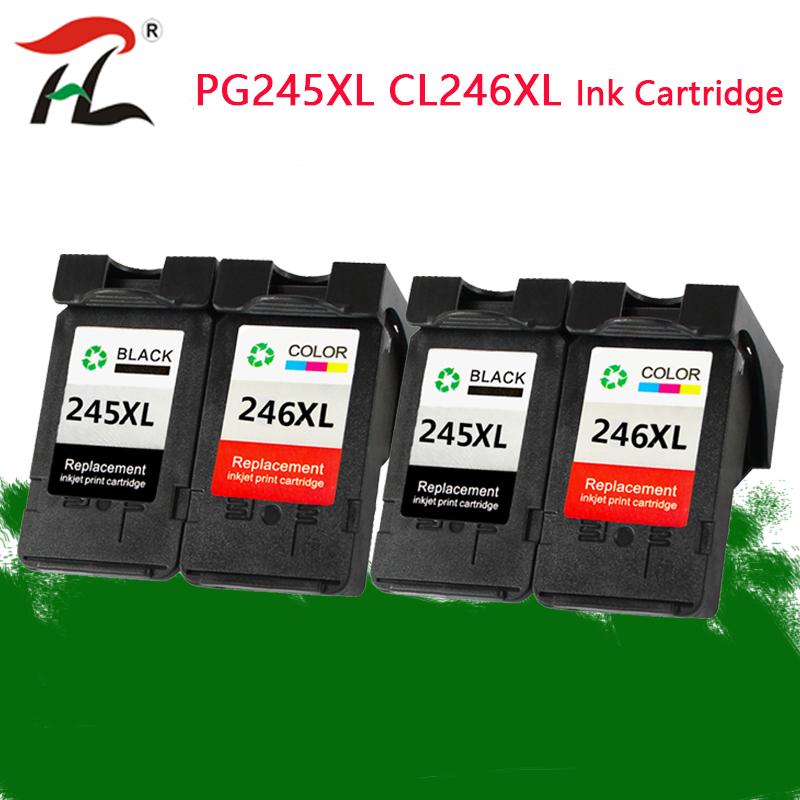 

YLC PG245 CL246 Ink Cartridges replacement for Canon PG245XL PG-245XL CL 246 for Pixma iP2820 MX492 MG2924 MX492 MG2520 printer