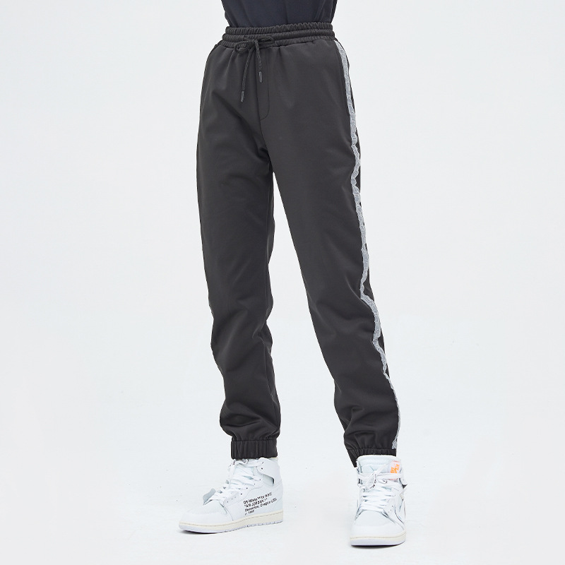 

2020 autumn and winter new products women's knitted reflective webbing soft shell pants
