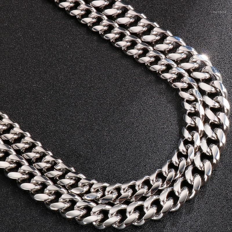 

Chains Hiphop Mens Necklaces 45/60/65CM Long 13/15MM Curb Link Chain Necklace Men Heavy Stainless Steel Jewelry Accessories Wholesale1