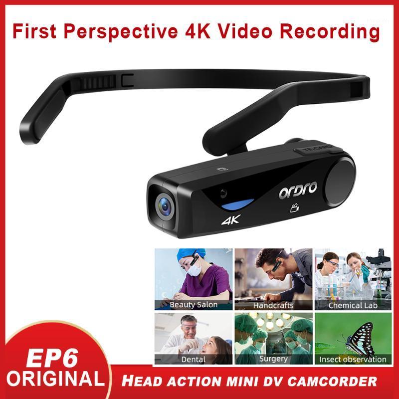 

Vlog Camera 4k Video Camera Digital Camcorder Full HD ORDRO EP6 UHD 25fps Wearable wifi Filmadora Vlog1