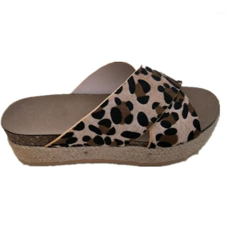 

Women Slippers Summer Slip On Sandals Shoes Casual Soft Leather Slippers Female Retro Flip Flops Shoes Women Platform Sandals1, Black